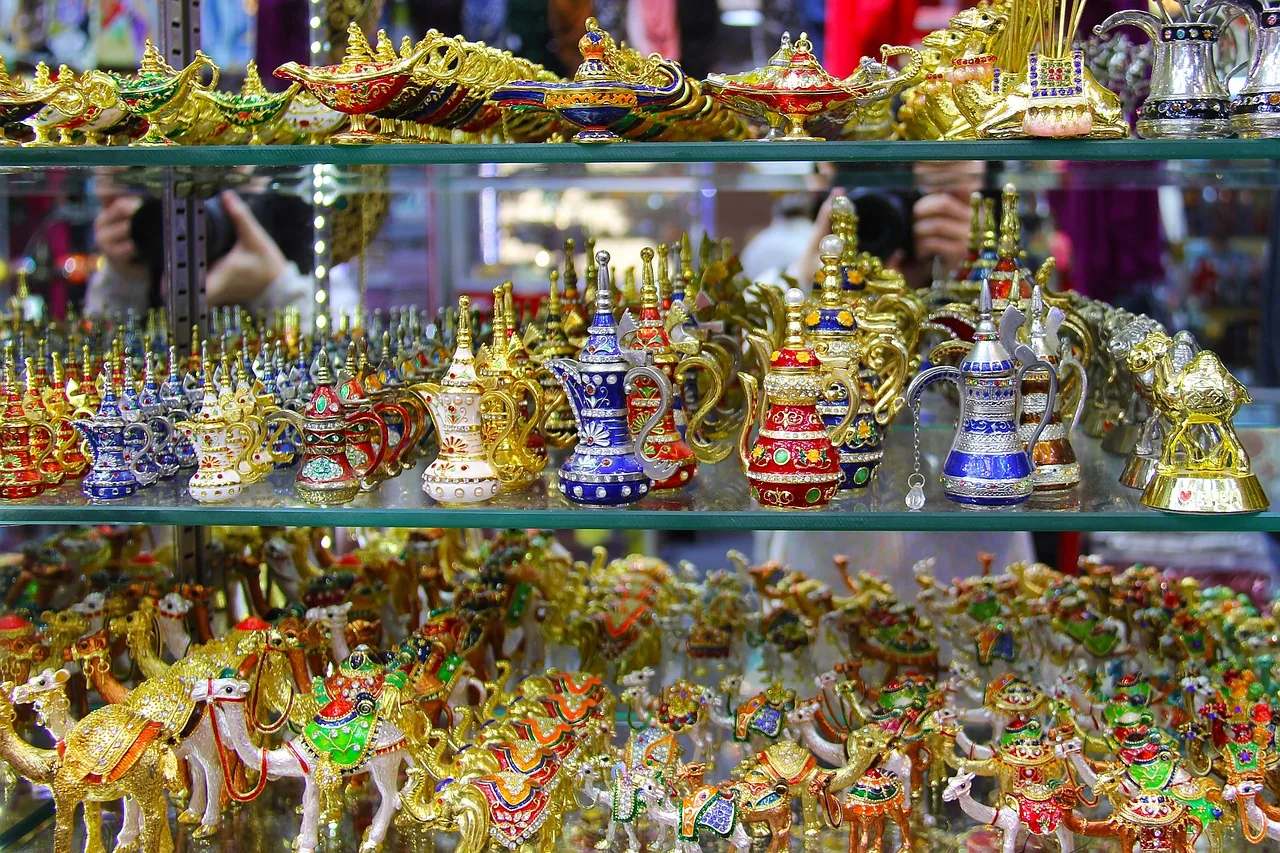 Étal dans un bazar d’Istanbul